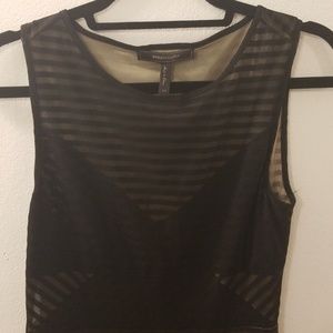 BCBGMAXAZRIA LEONA BLACK COCKTAIL DRESS